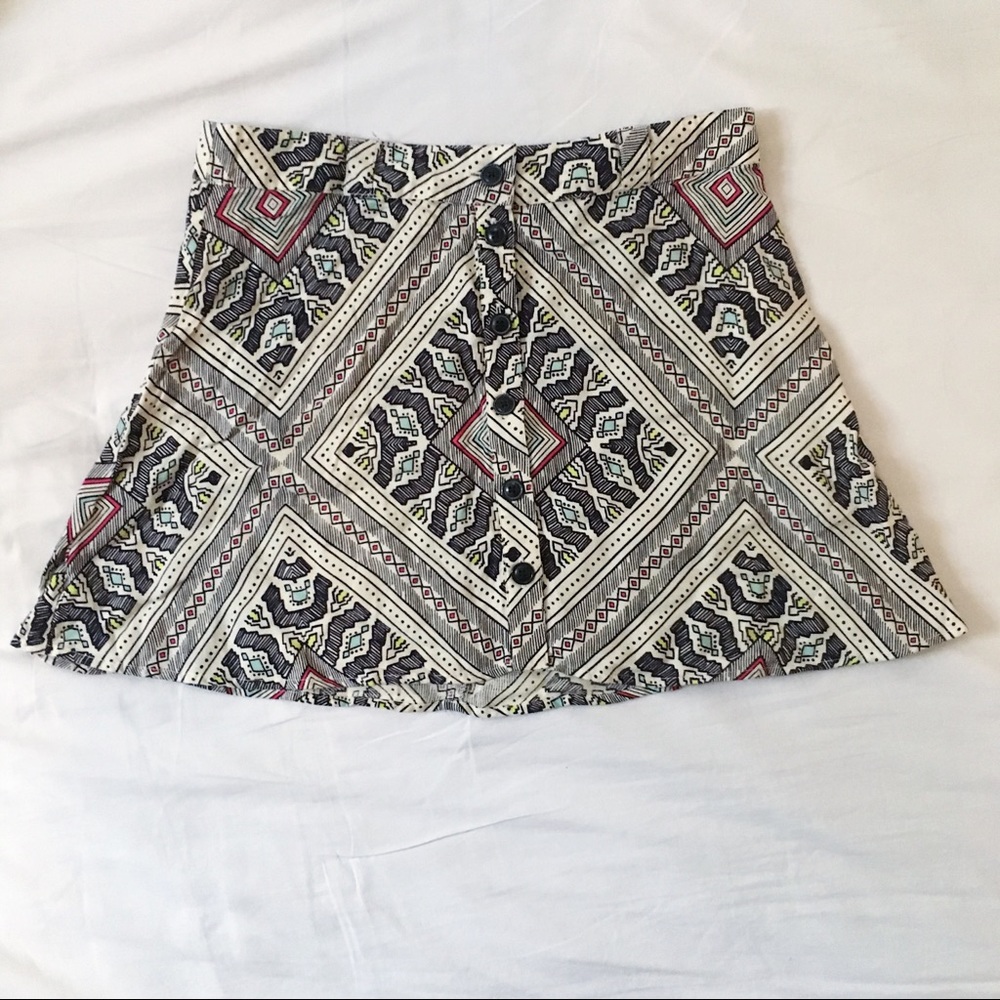 F21 Fun Pattern Skirt